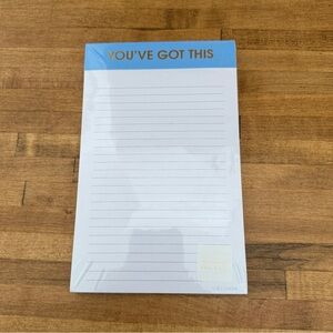 Chez Gagné “You’ve Got This” Notepad 65 Perforated Sheets New in Plastic